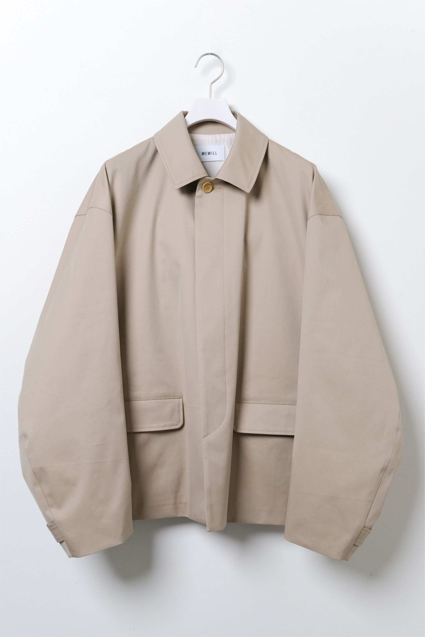 WEWILL CROPPED BALMACAAN COAT ウィーウィル バルマカーンコート b